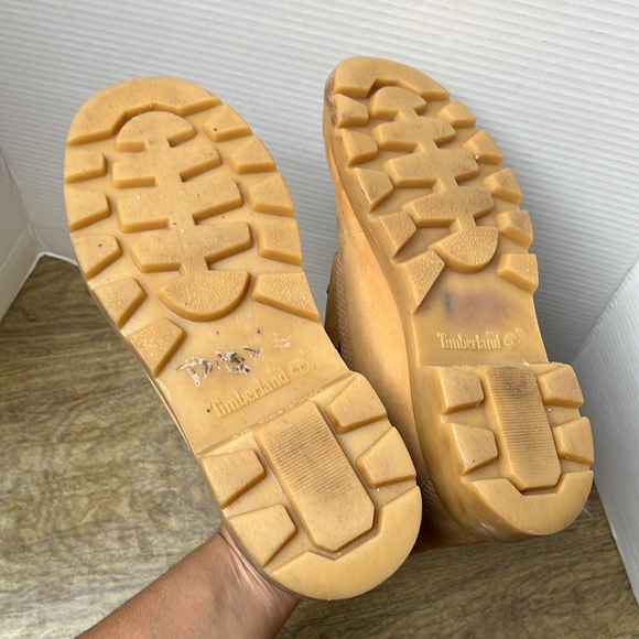 Timberland Classic Boot Tan Leather Boots Size 6 - Picture 11 of 14